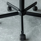 Modern Army Green Leather Adjustable Swivel Office Chair