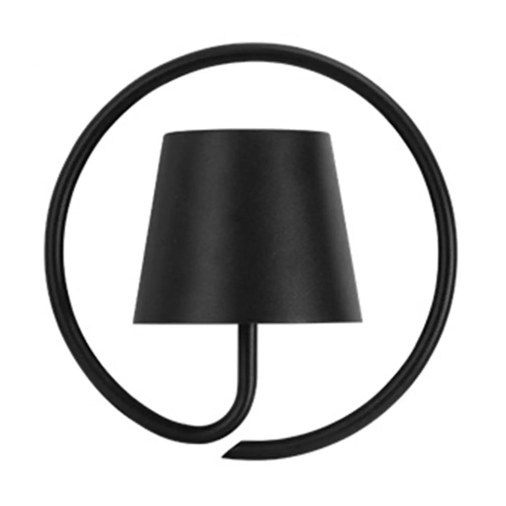 Black and White Metal Minimalist Wall Sconce