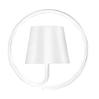 Black and White Metal Minimalist Wall Sconce