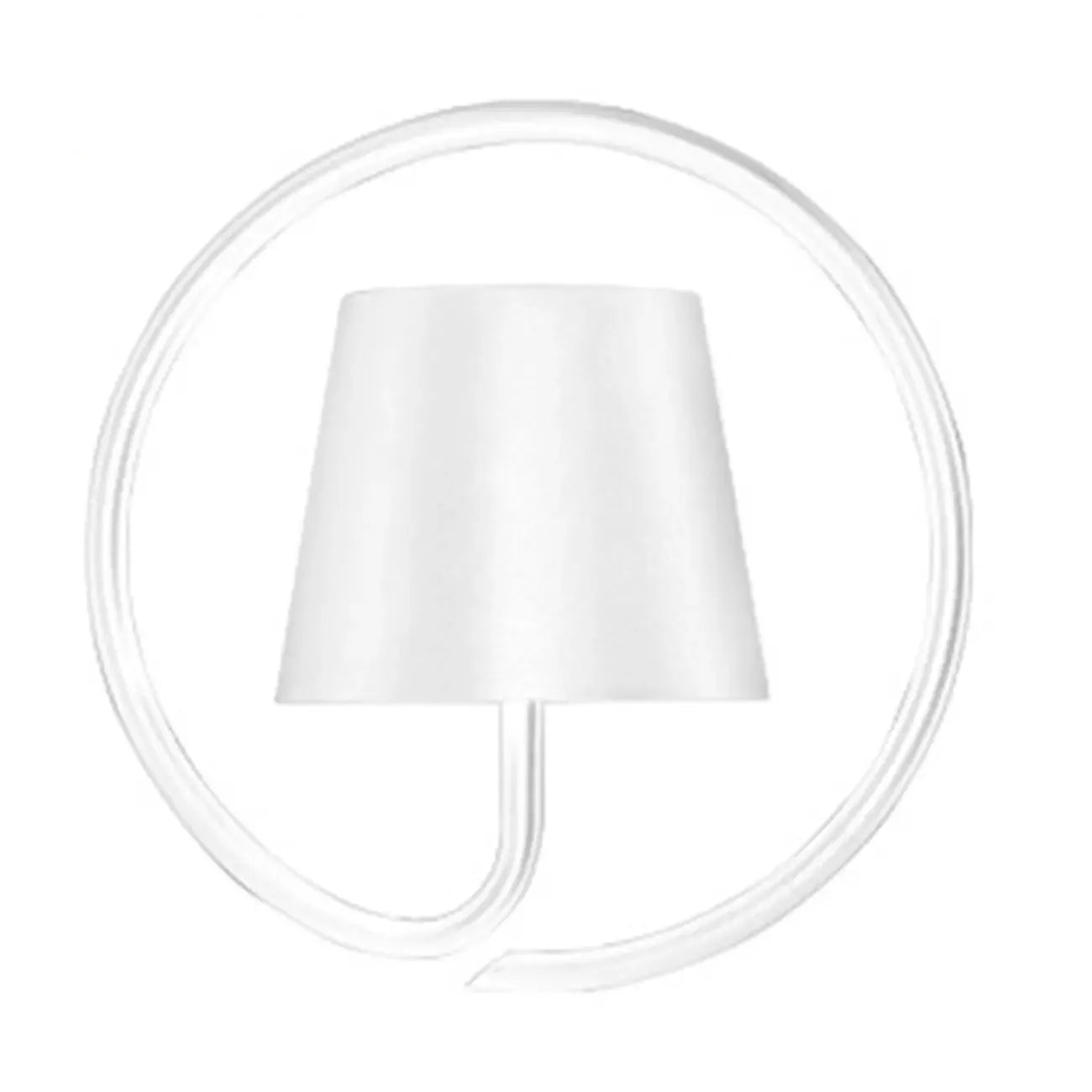 Black and White Metal Minimalist Wall Sconce