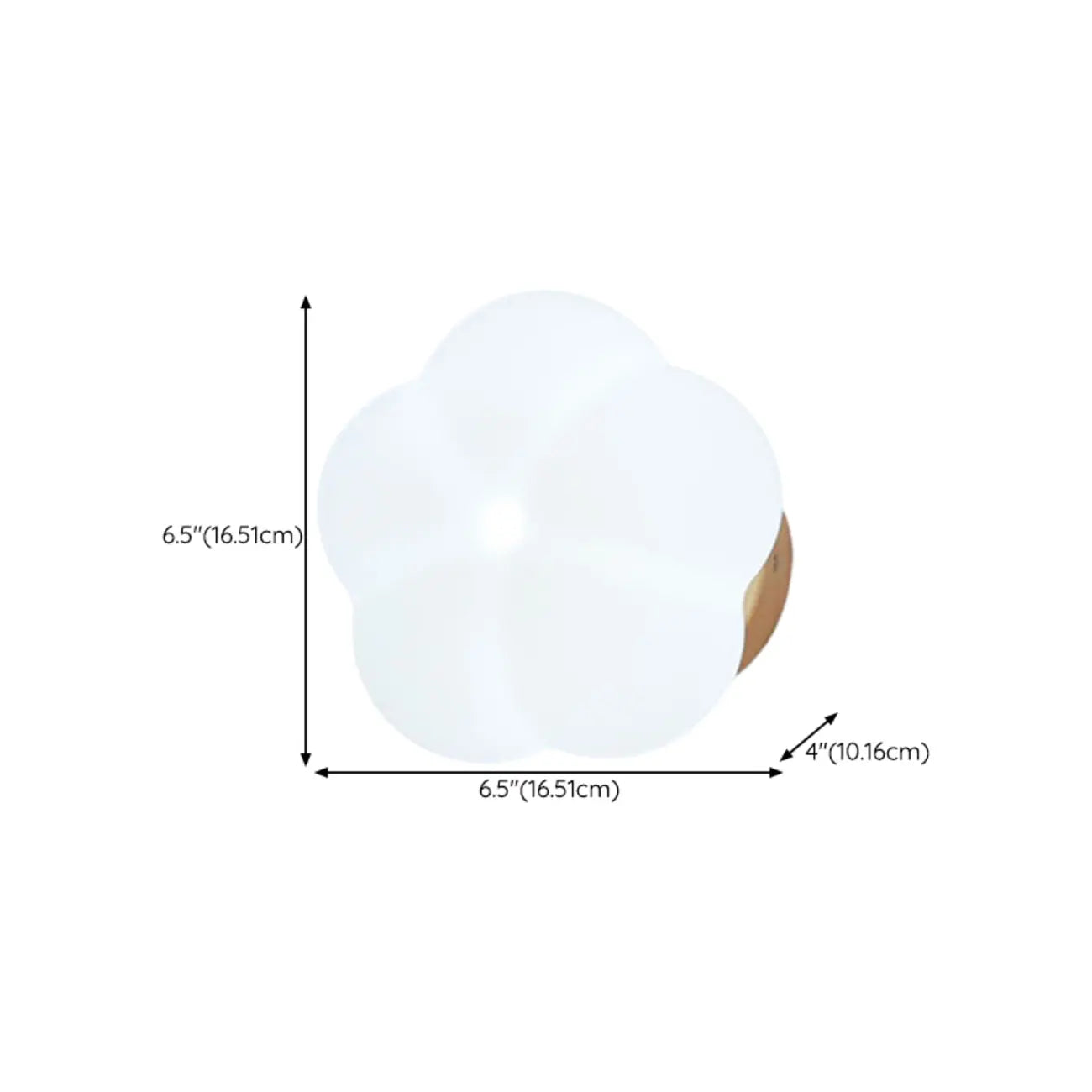 5 to 9 Inch Cloud Shape Wall Sconce for Bedroom Lighting