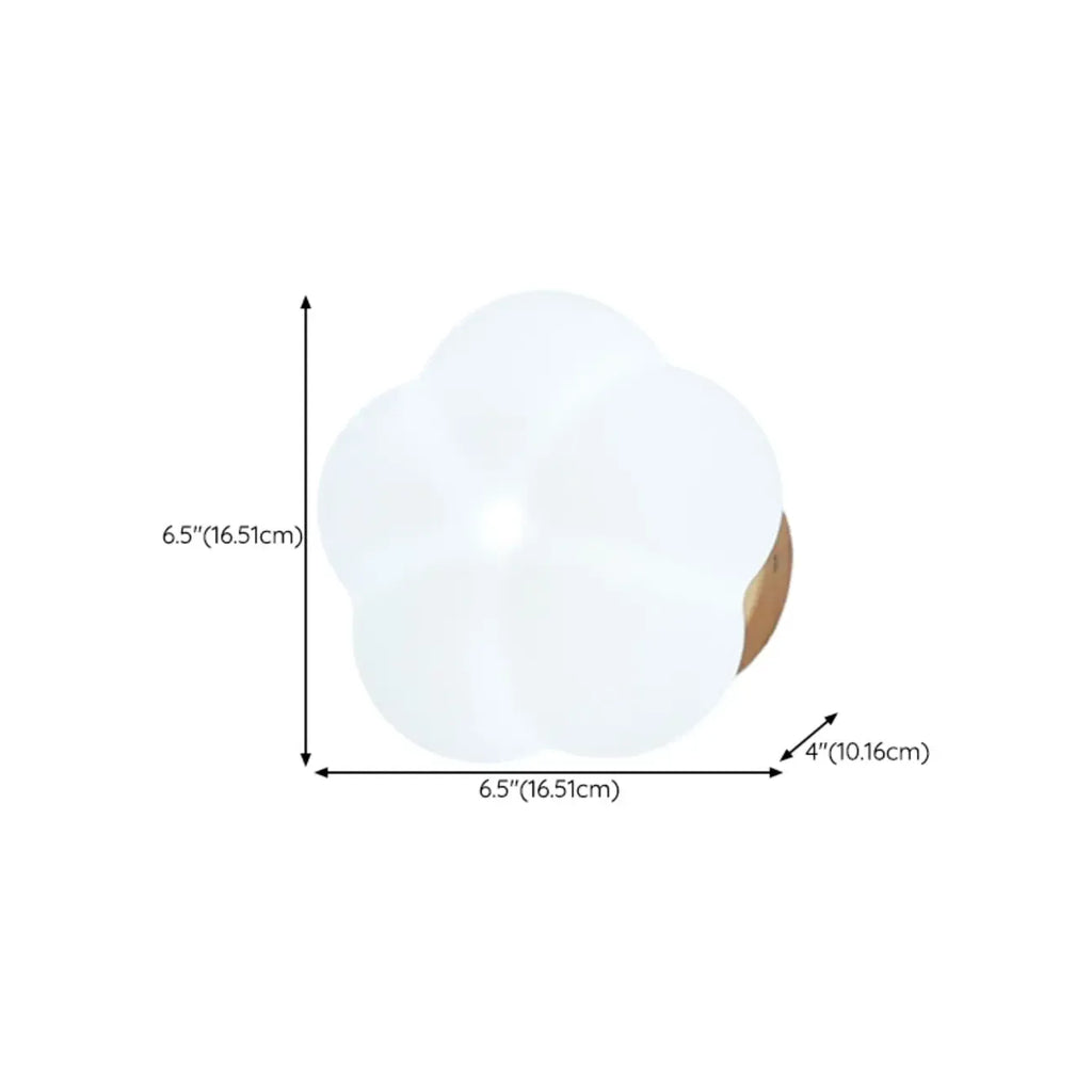 5 to 9 Inch Cloud Shape Wall Sconce for Bedroom Lighting