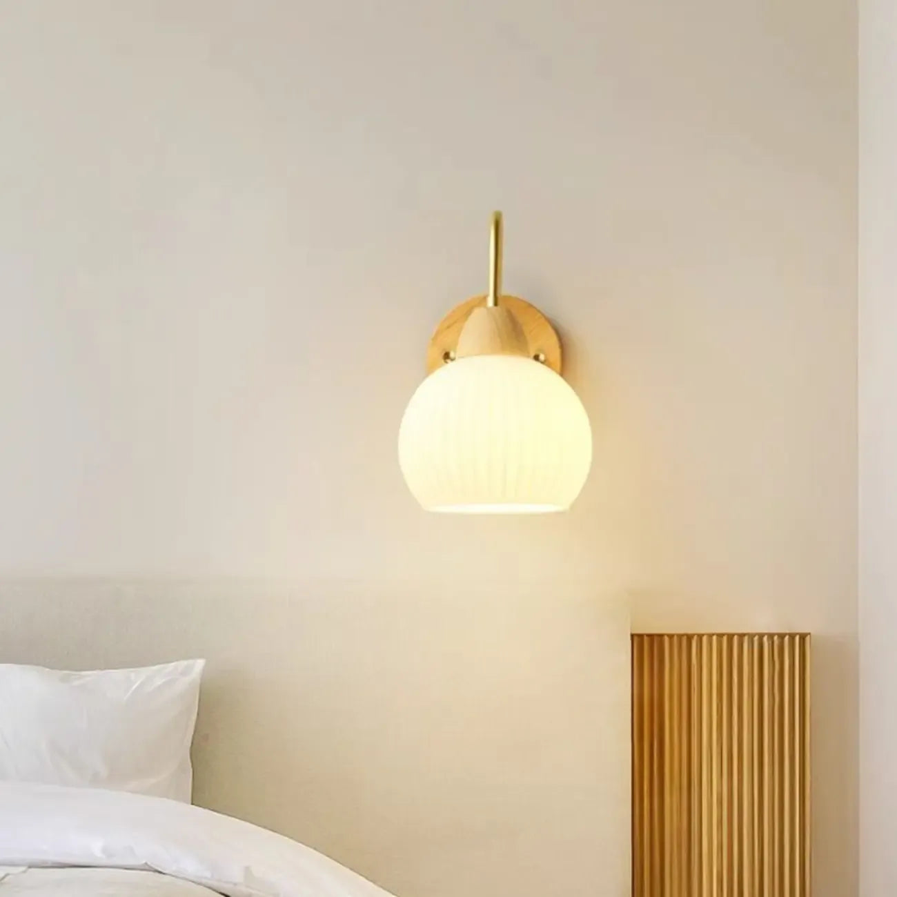 10 to 14 Inch Simple LED Wall Sconce for Bedroom Lighting