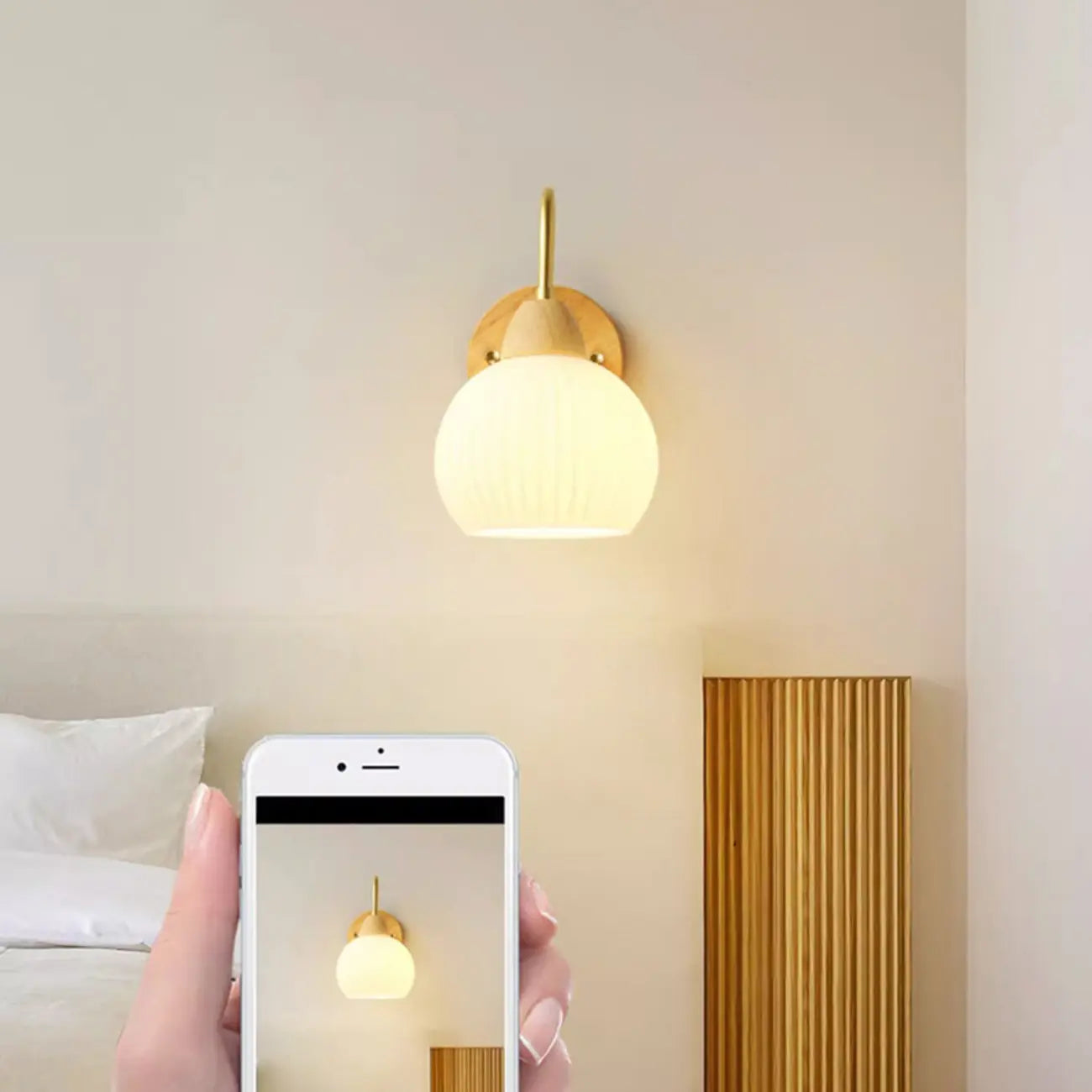 10 to 14 Inch Simple LED Wall Sconce for Bedroom Lighting