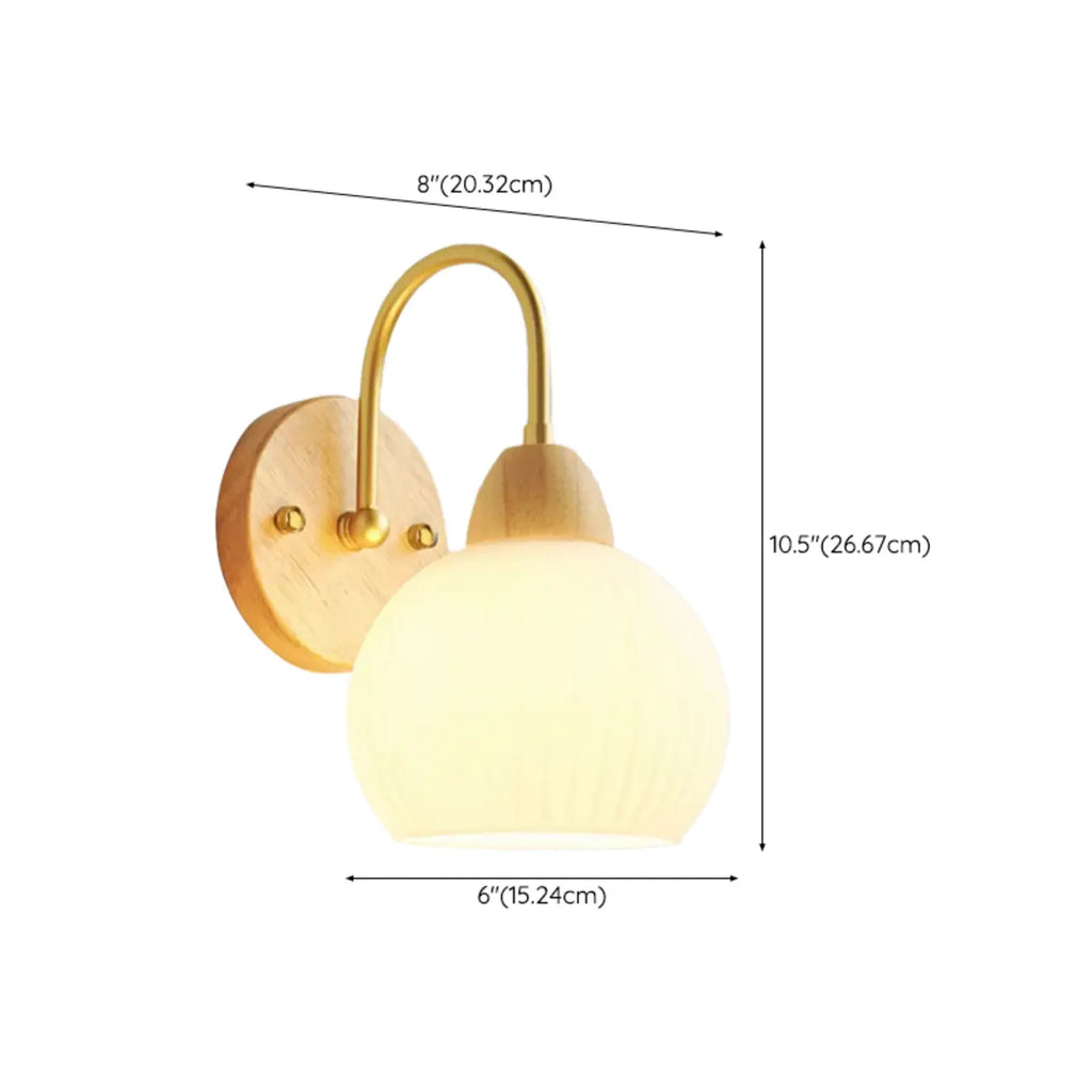 10 to 14 Inch Simple LED Wall Sconce for Bedroom Lighting