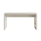 Minimalist White Terrazzo Marble Bar Tables for Kitchen