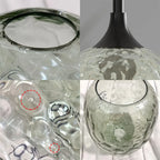 3-Light Glass Adjustable Pendant Lights for Kitchen