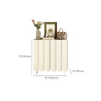 Modern Large beige Wooden Adjustable Entryway Shoe Cabinet