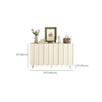 Modern Large beige Wooden Adjustable Entryway Shoe Cabinet