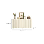 Modern Large beige Wooden Adjustable Entryway Shoe Cabinet