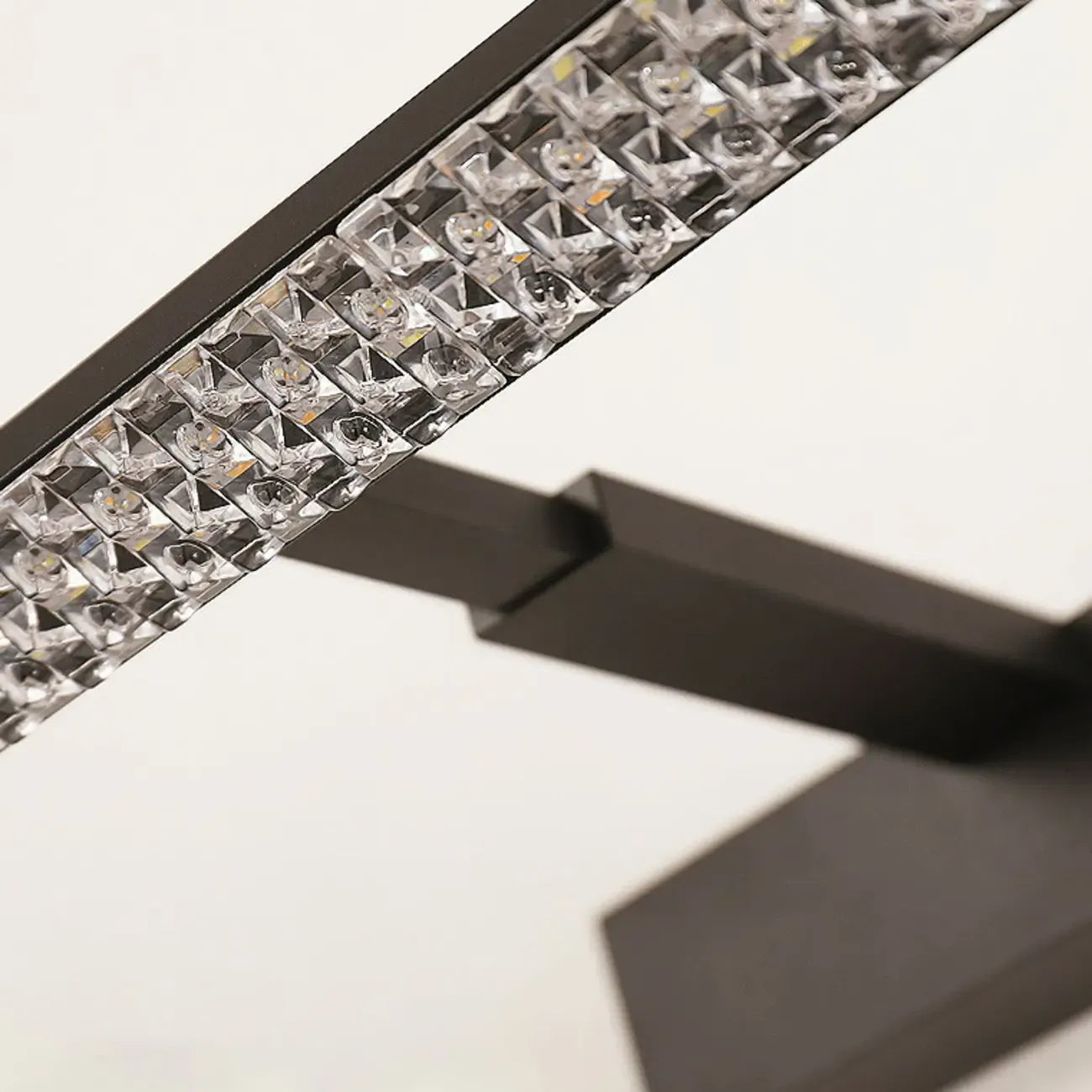 Elegant Black LED Vanity Light with Acrylic Shade for Bathroom