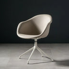 Simple Brown Adjustable Swivel Office Chair