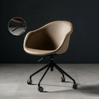 Simple Brown Adjustable Swivel Office Chair
