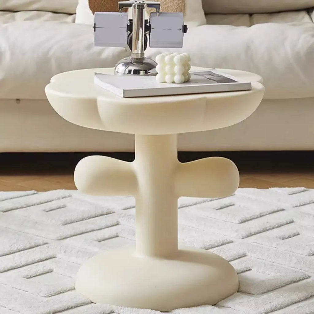 Minimalist Plastic Free Form End Table for Living Room