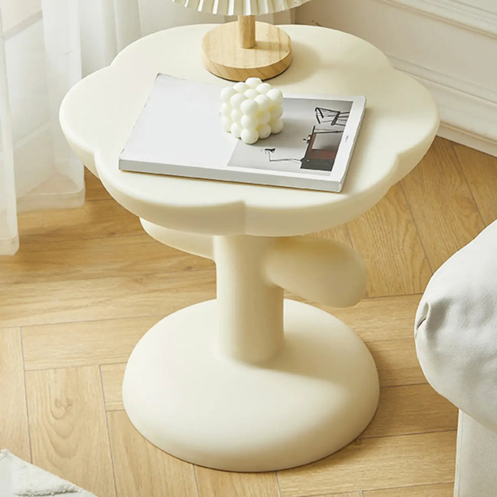 Minimalist Plastic Free Form End Table for Living Room