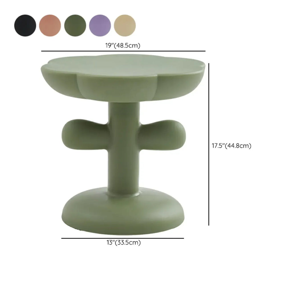 Minimalist Plastic Free Form End Table for Living Room