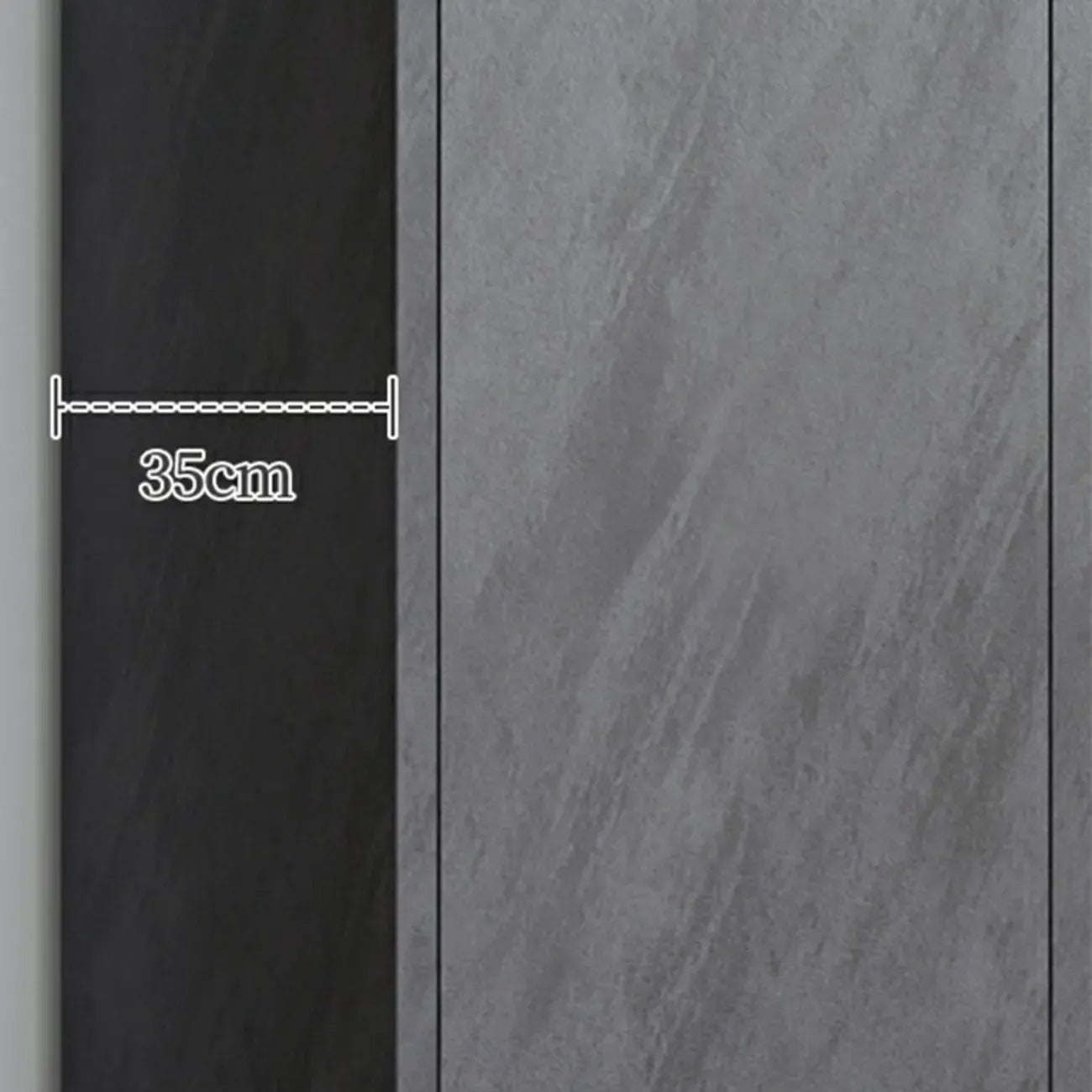 Elegant Grey Wood Hallway Shoe Cabinet with Metal Legs