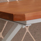 Rectangular Solid Wood Wall Mounted Bar Table