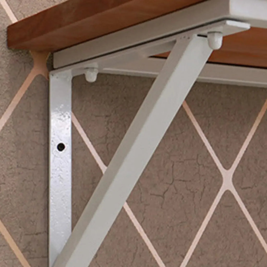 Rectangular Solid Wood Wall Mounted Bar Table