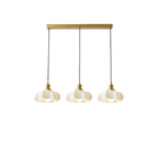 Colorful 3-Light Glass Island Pendant Lights for Kitchen