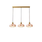 Colorful 3-Light Glass Island Pendant Lights for Kitchen