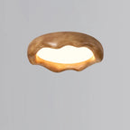 Acrylic Artistic Melting Cream Design Flush Ceiling Light