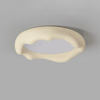 Acrylic Artistic Melting Cream Design Flush Ceiling Light