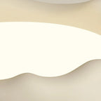 Acrylic Artistic Melting Cream Design Flush Ceiling Light