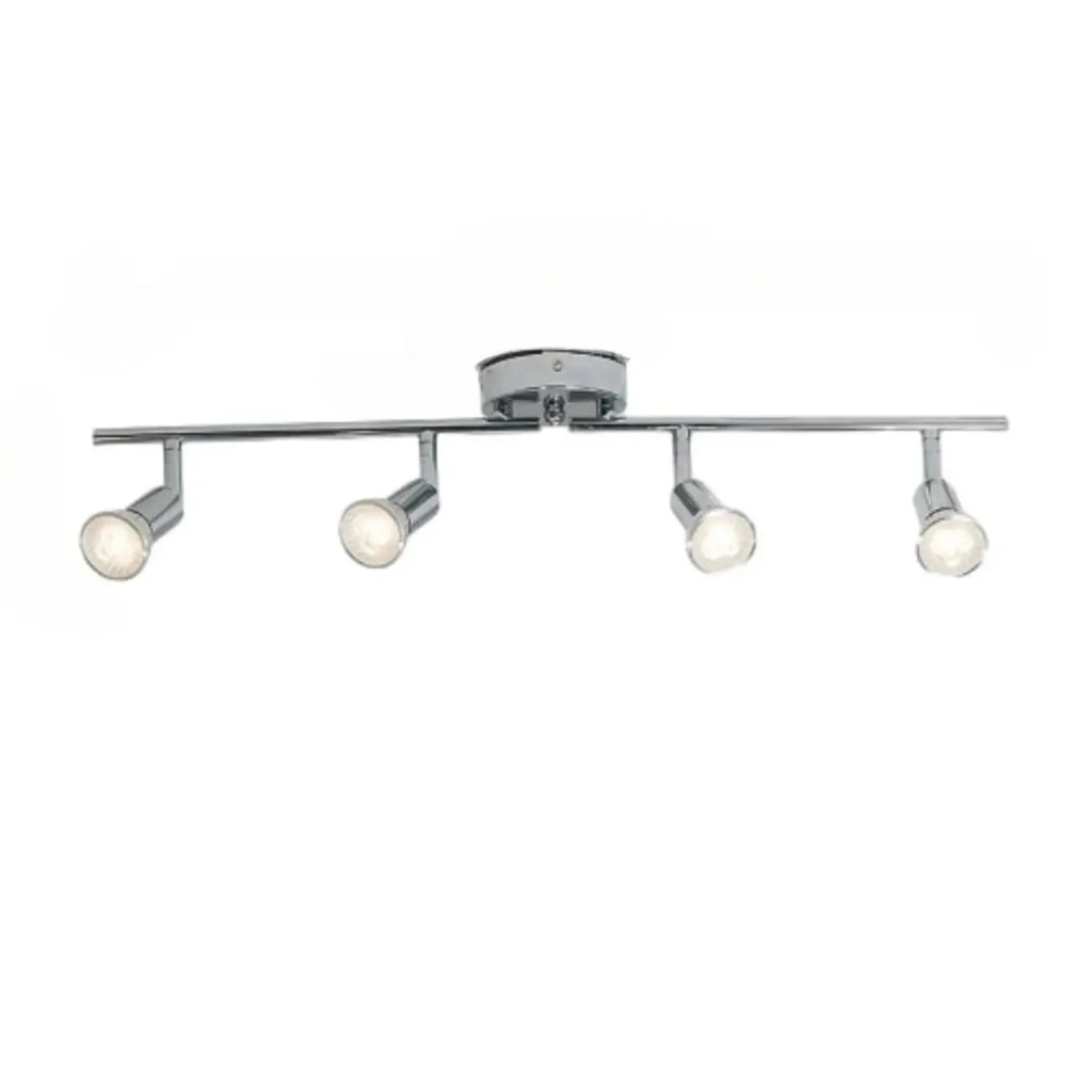Adjustable Modern Chrome Semi Flush Mount Ceiling Track Light