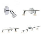 Adjustable Modern Chrome Semi Flush Mount Ceiling Track Light