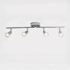 Adjustable Modern Chrome Semi Flush Mount Ceiling Track Light