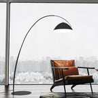 Adjustable Black Arc LED Floor Lamp for Living Room Decor