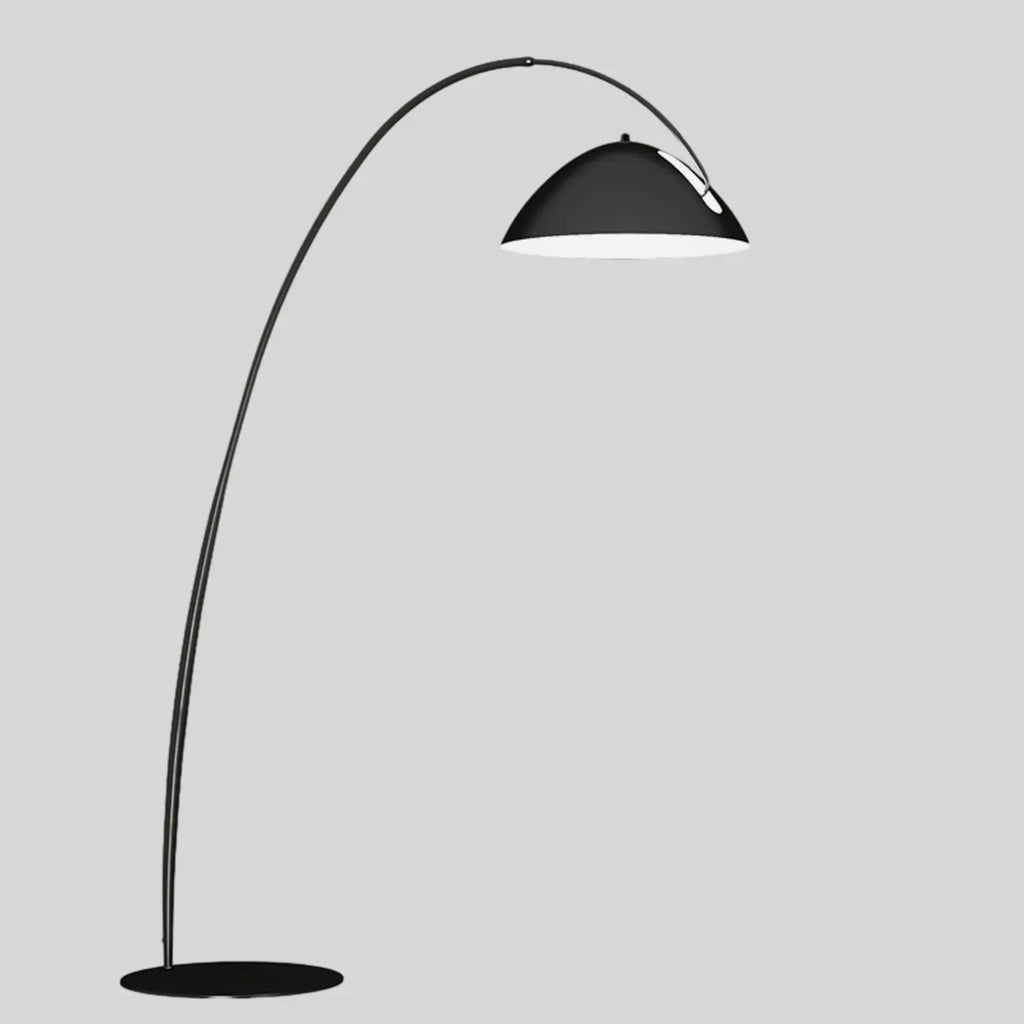 Adjustable Black Arc LED Floor Lamp for Living Room Decor