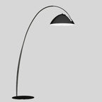 Adjustable Black Arc LED Floor Lamp for Living Room Decor