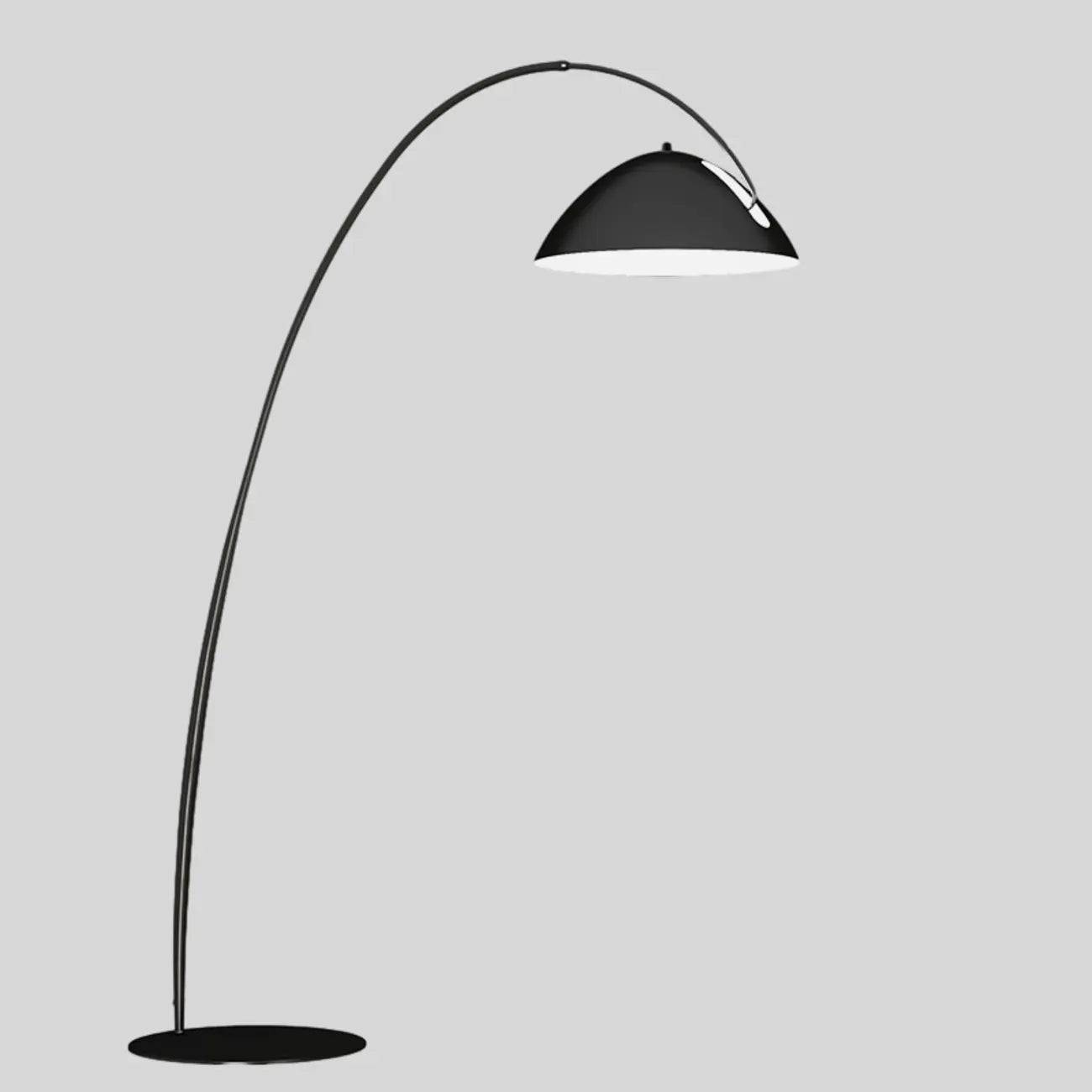 Adjustable Black Arc LED Floor Lamp for Living Room Decor