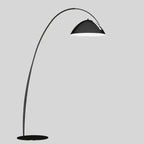 Adjustable Black Arc LED Floor Lamp for Living Room Decor