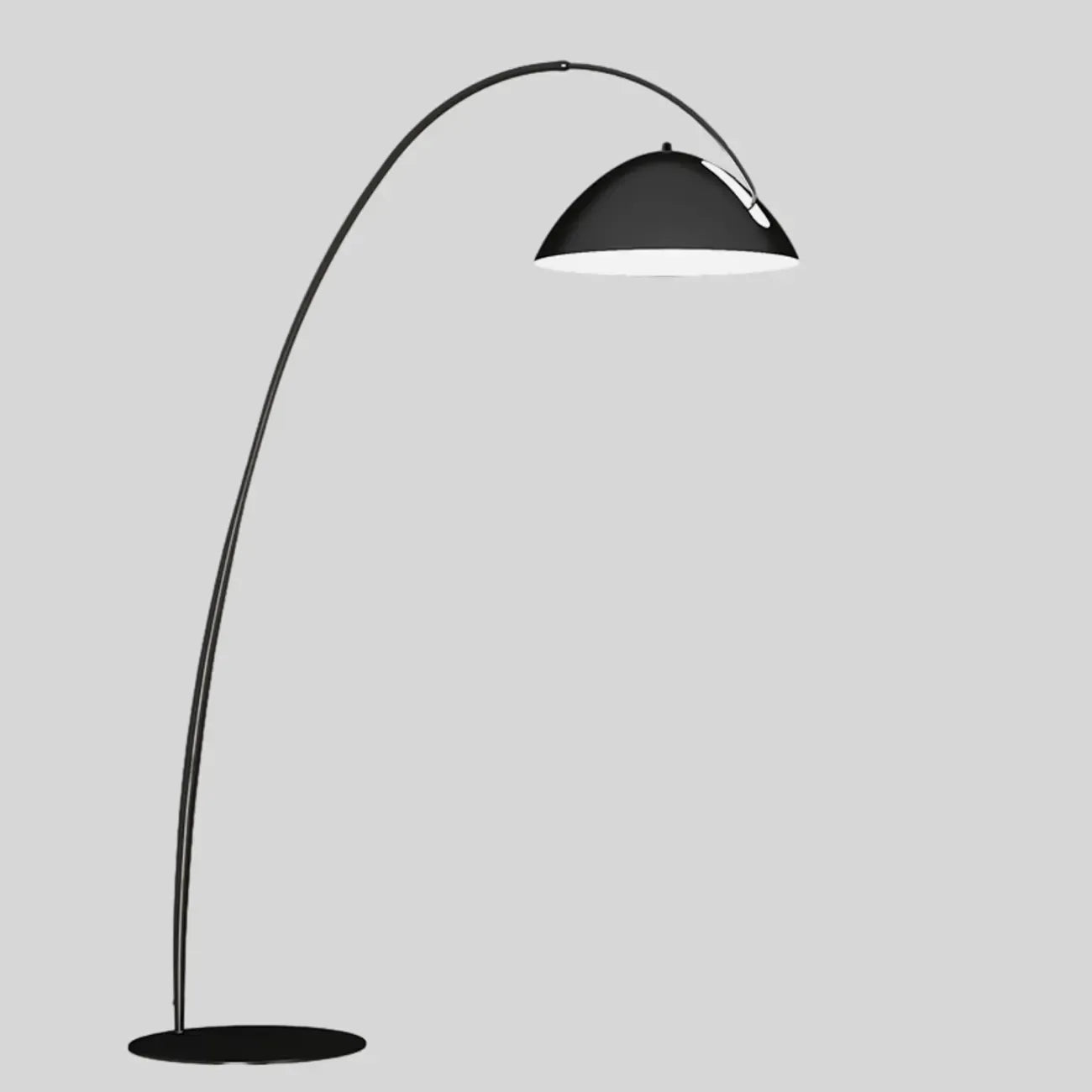 Adjustable Black Arc LED Floor Lamp for Living Room Decor