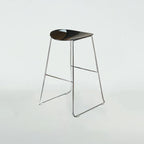 Modern Minimalist Backless Sled Sleek Acrylic Bar Stool