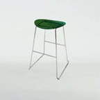 Modern Minimalist Backless Sled Sleek Acrylic Bar Stool
