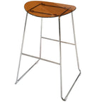 Modern Minimalist Backless Sled Sleek Acrylic Bar Stool
