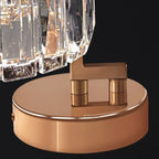Dimmable Round Crystal Wall Sconce for Living Spaces Decor