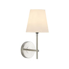 Contemporary Simplicity Metal Fabric Wall Sconce
