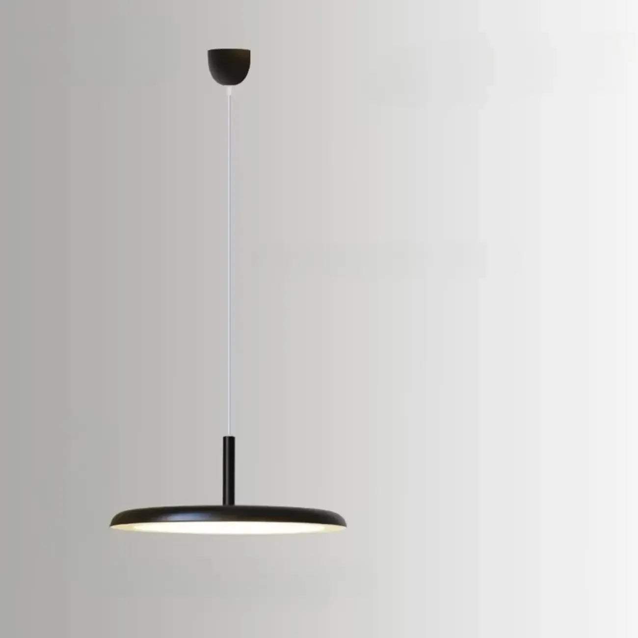 Modern Round LED Pendant Light Adjustable Length for Dining