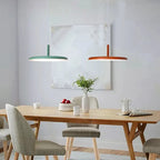 Modern Round LED Pendant Light Adjustable Length for Dining