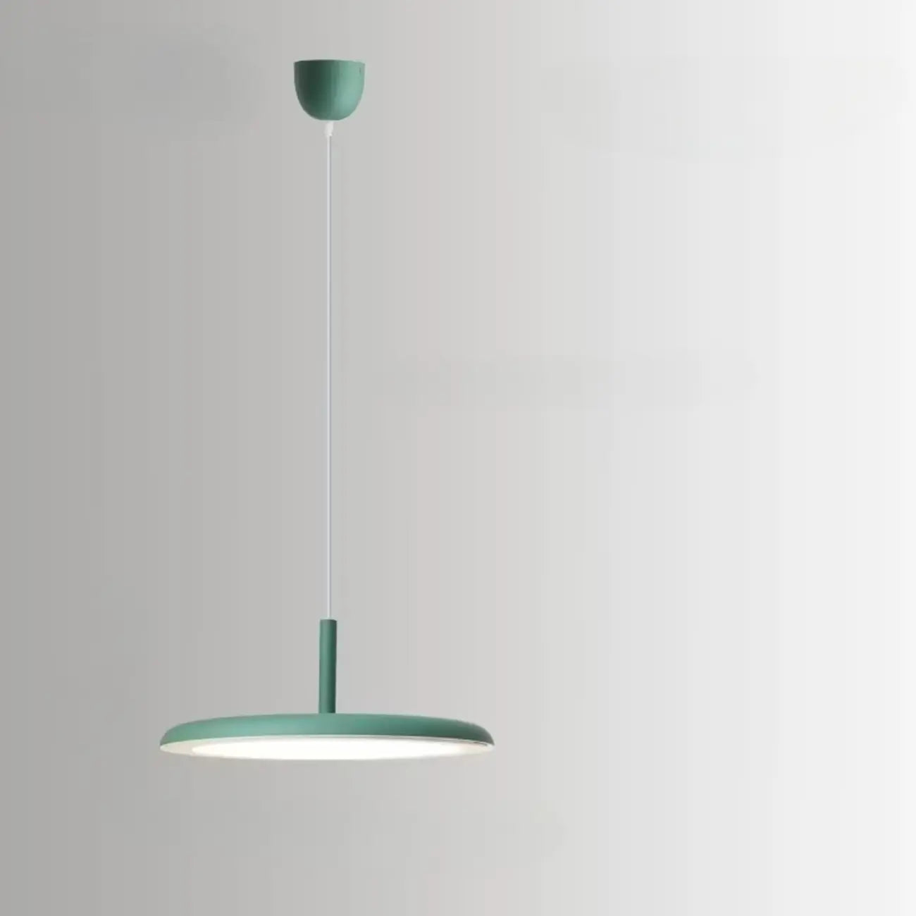 Modern Round LED Pendant Light Adjustable Length for Dining