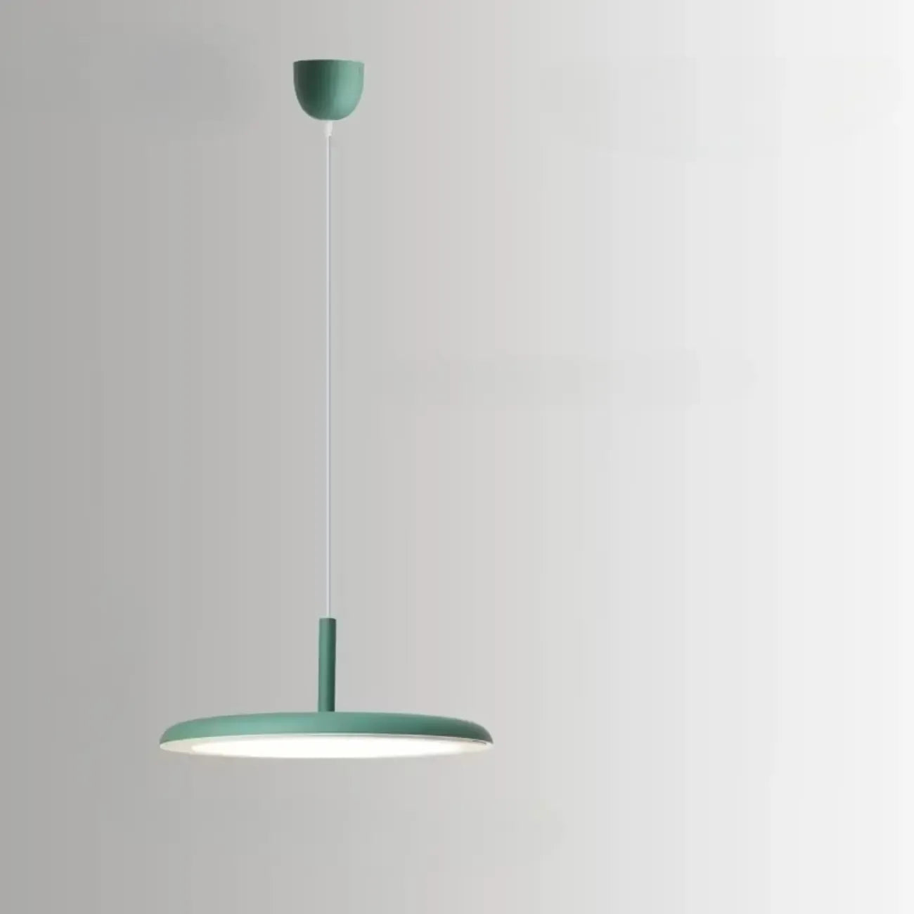 Modern Round LED Pendant Light Adjustable Length for Dining