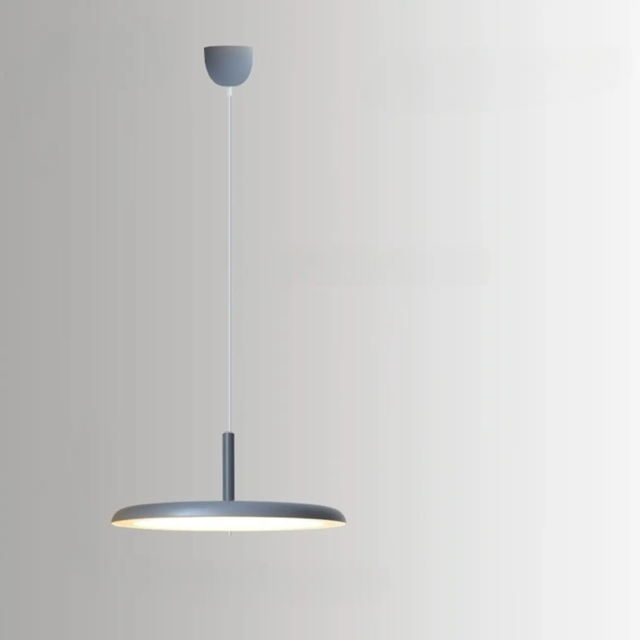 Modern Round LED Pendant Light Adjustable Length for Dining