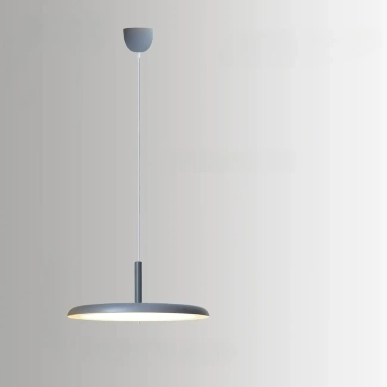 Modern Round LED Pendant Light Adjustable Length for Dining