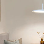 Modern Round LED Pendant Light Adjustable Length for Dining