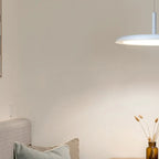 Modern Round LED Pendant Light Adjustable Length for Dining
